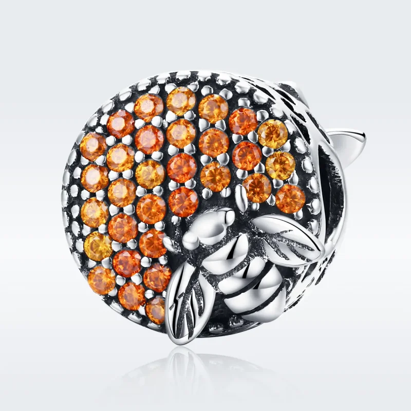 (imagine pentru) Pandora Style Charm din Argint cu Casă pentru Albine - SCC654 - Vizualizare 2