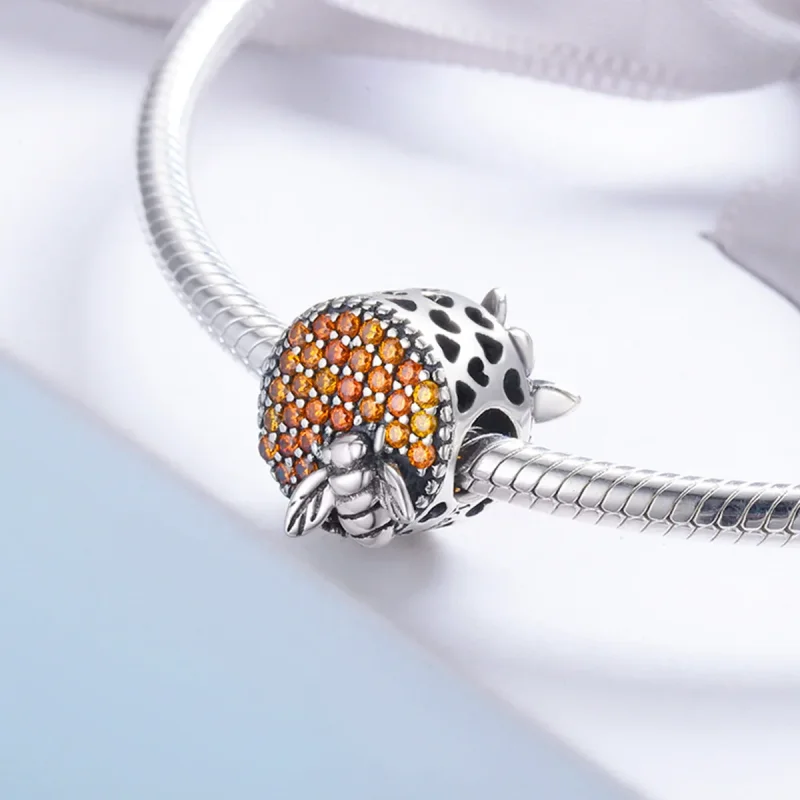 (imagine pentru) Pandora Style Charm din Argint cu Casă pentru Albine - SCC654 - Vizualizare 4