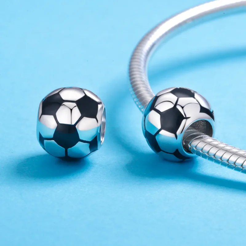 (imagine pentru) Pandora Style Charm din Argint Pasiune pentru Fotbal - SCC666 - Vizualizare 5