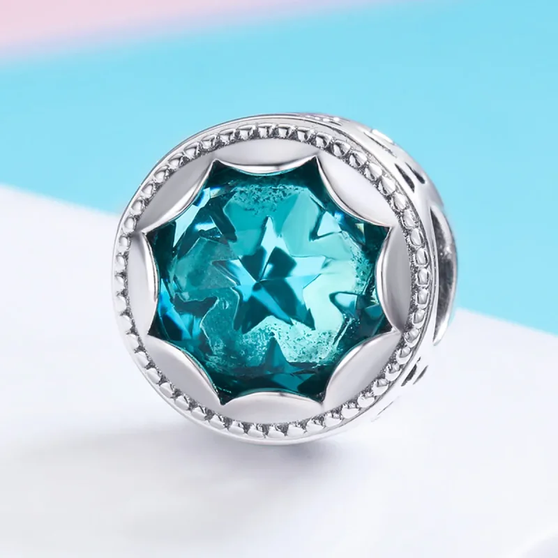 (imagine pentru) Pandora Style Charm de Argint cu Stele și Cer Înstelat - SCC692 - Vizualizare 3