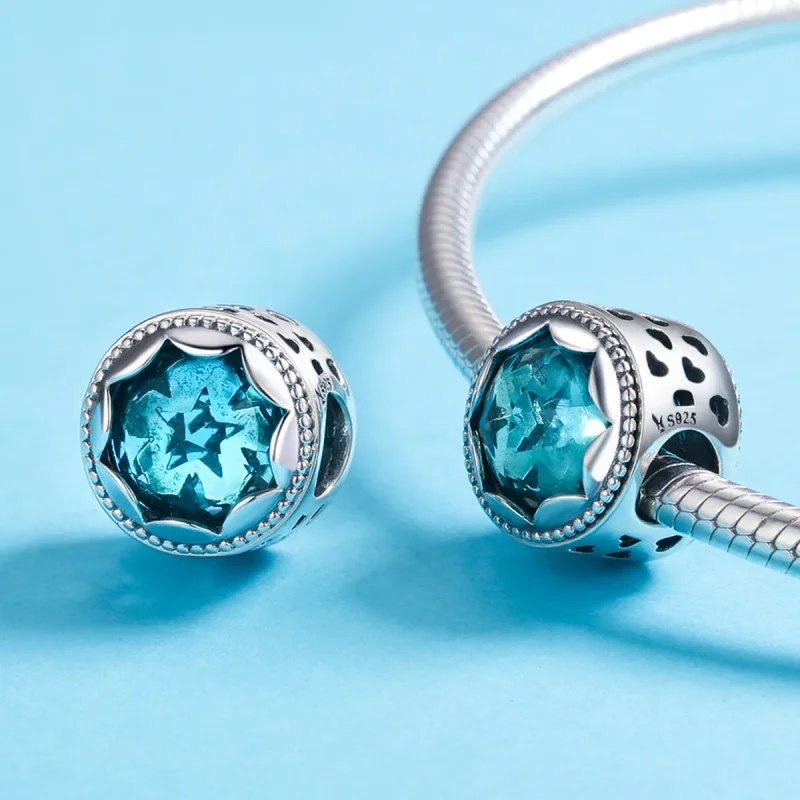 (imagine pentru) Pandora Style Charm de Argint cu Stele și Cer Înstelat - SCC692 - Vizualizare 5
