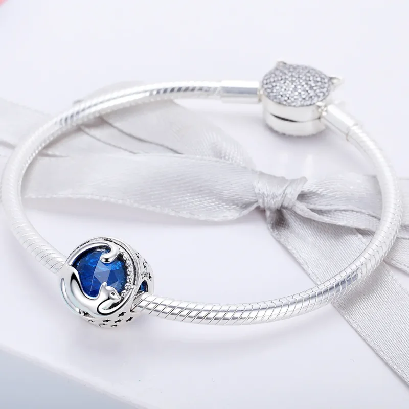 (imagine pentru) Pandora Style Charm de argint Pisică Jucăușă - SCC708 - Vizualizare 4
