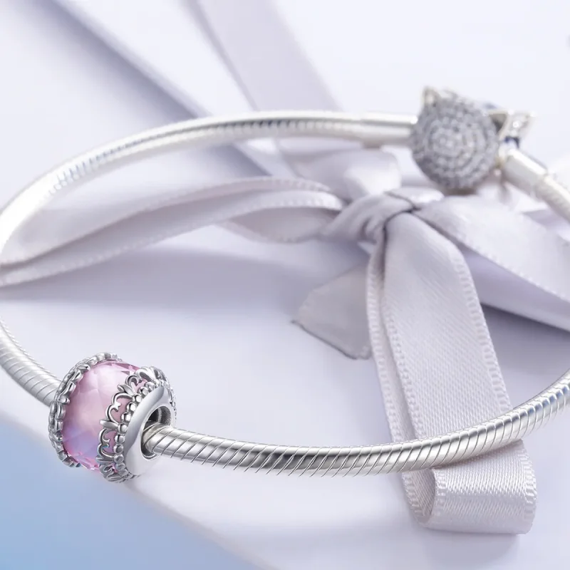 (imagine pentru) Pandora Stil Charm Iris Argintiu - SCC711 - Vizualizare 2