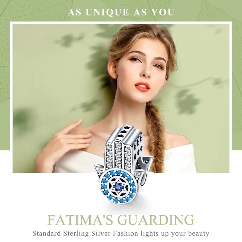 (imagine pentru) Pandora Style Charm de Argint Fatima's Guardian - SCC721 - Vizualizare 6
