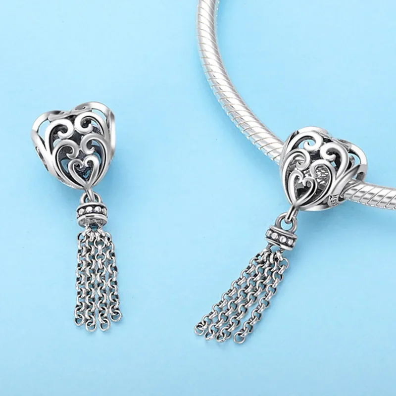 (imagine pentru) Pandora Style Prisel de Argint cu Openwork pentru Prinderea Viselor - SCC722 - Vizualizare 2