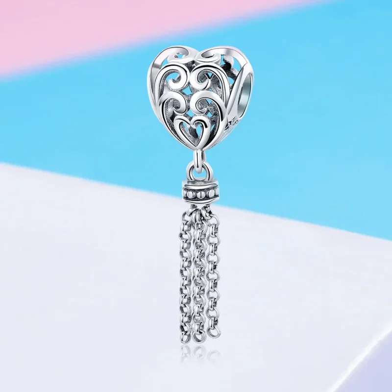 (imagine pentru) Pandora Style Prisel de Argint cu Openwork pentru Prinderea Viselor - SCC722 - Vizualizare 4