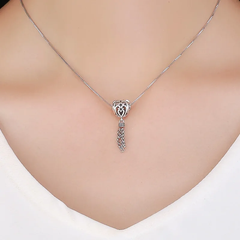 (imagine pentru) Pandora Style Prisel de Argint cu Openwork pentru Prinderea Viselor - SCC722 - Vizualizare 5