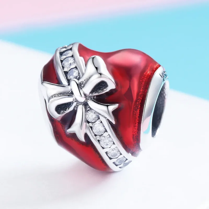 (imagine pentru) Pandora Style Inimă din Argint pentru Valentine's Day Charm Cadou de Dragoste - - Vizualizare 2