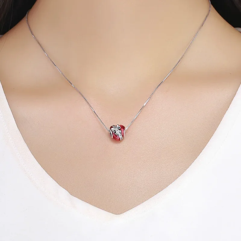 (imagine pentru) Pandora Style Inimă din Argint pentru Valentine's Day Charm Cadou de Dragoste - - Vizualizare 5
