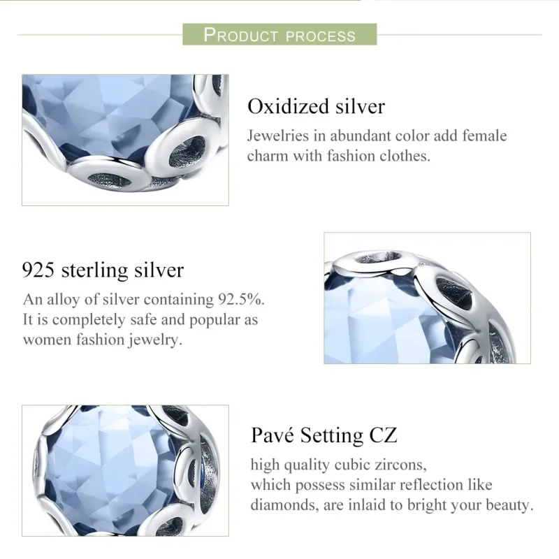 (imagine pentru) Pandora Style Charm de Argint Infinit - SCC755 - Vizualizare 7