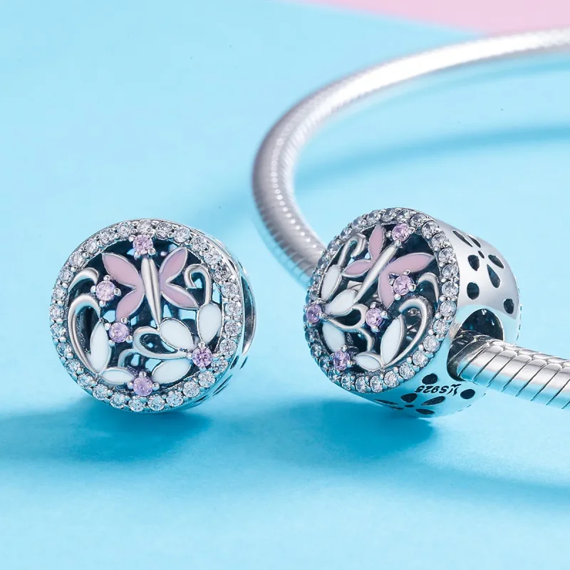 (imagine pentru) Pandora Style Charm cu Libelulă din Argint - SCC757 - Vizualizare 4
