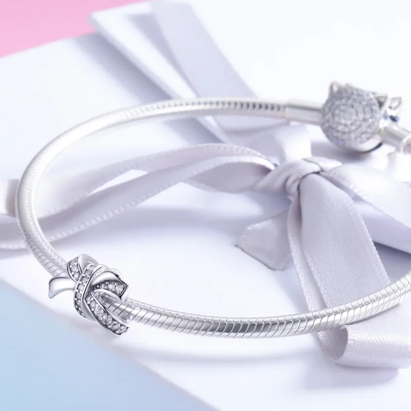(imagine pentru) Pandora Style Arc de Argint Dulce Charm - SCC773 - Vizualizare 3