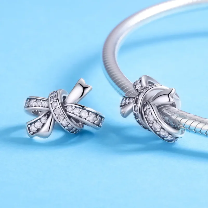 (imagine pentru) Pandora Style Arc de Argint Dulce Charm - SCC773 - Vizualizare 4