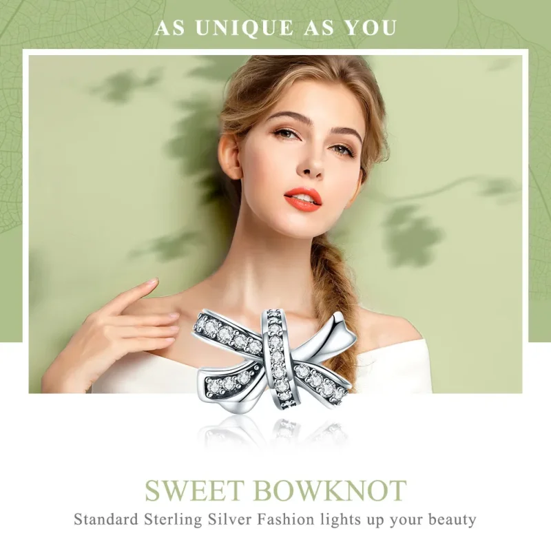 (imagine pentru) Pandora Style Arc de Argint Dulce Charm - SCC773 - Vizualizare 6