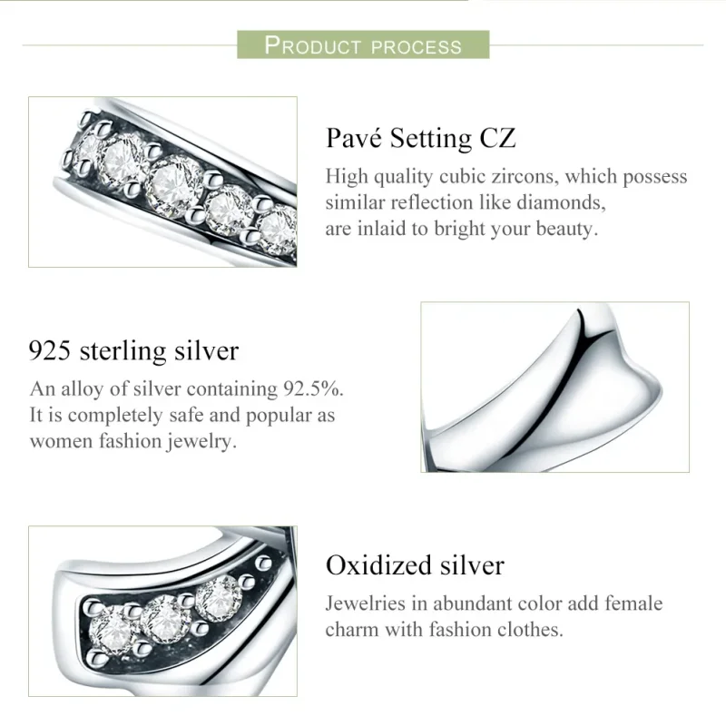 (imagine pentru) Pandora Style Arc de Argint Dulce Charm - SCC773 - Vizualizare 7