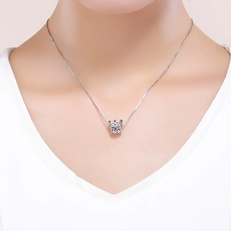 (imagine pentru) Pandora Style Charm cu Coroană Regală de Argint - SCC776 - Vizualizare 5