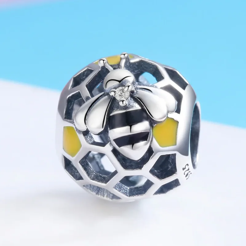 (imagine pentru) Pandora Stil Miez de Albine din Argint - SCC779 - Vizualizare 2