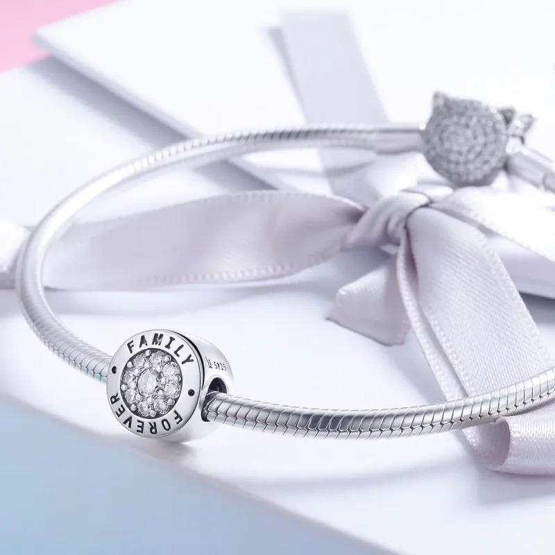 (imagine pentru) Pandora Style Charm din Argint Casă Pentru Totdeauna - SCC814 - Vizualizare 4