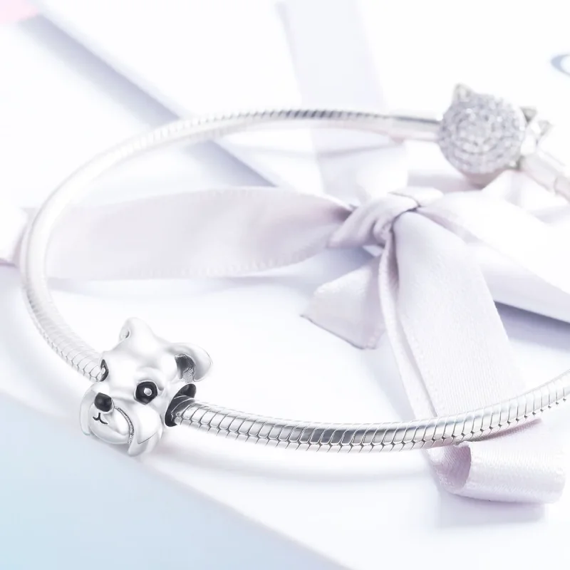 (imagine pentru) Pandora Style Charm de Argint Schnauzer - SCC835 - Vizualizare 4