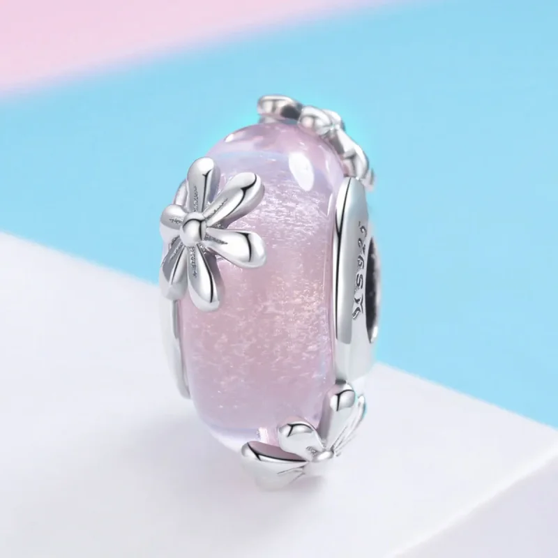 (imagine pentru) Pandora Style Charm de Flori de Primăvară din Argint - SCC860 - Vizualizare 2