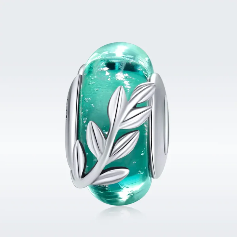 (imagine pentru) Pandora Style Charm din Argint cu Ramuri de Vară - SCC863 - Vizualizare 3