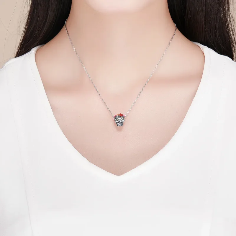 (imagine pentru) Pandora Style Charm de Argint cu Craniu de Zahar - SCC888 - Vizualizare 5