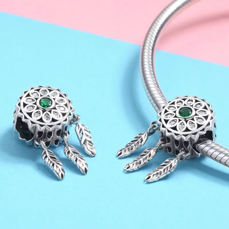 (imagine pentru) Pandora Style Prindere de Vis Argintie Charm - SCC893 - Vizualizare 3