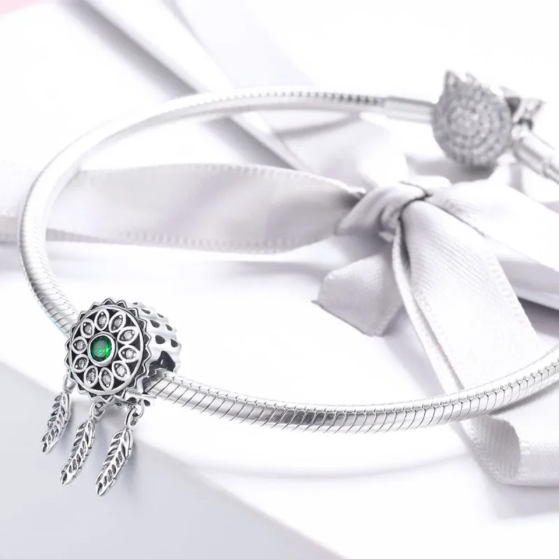(imagine pentru) Pandora Style Prindere de Vis Argintie Charm - SCC893 - Vizualizare 4