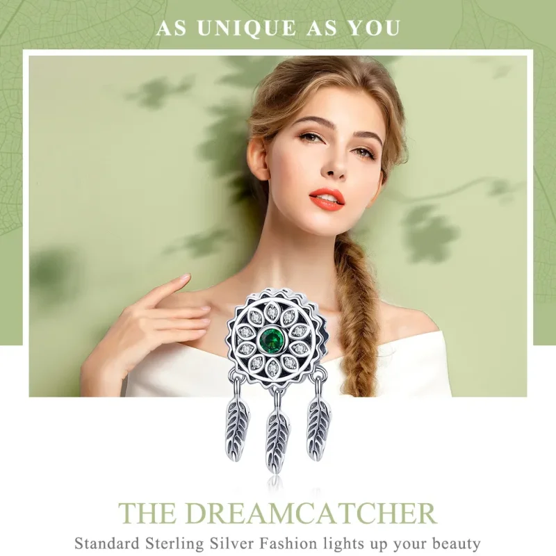 (imagine pentru) Pandora Style Prindere de Vis Argintie Charm - SCC893 - Vizualizare 6