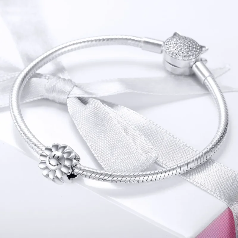 (imagine pentru) Pandora Style Charm de Argint cu Soare Zâmbitor - SCC901 - Vizualizare 3