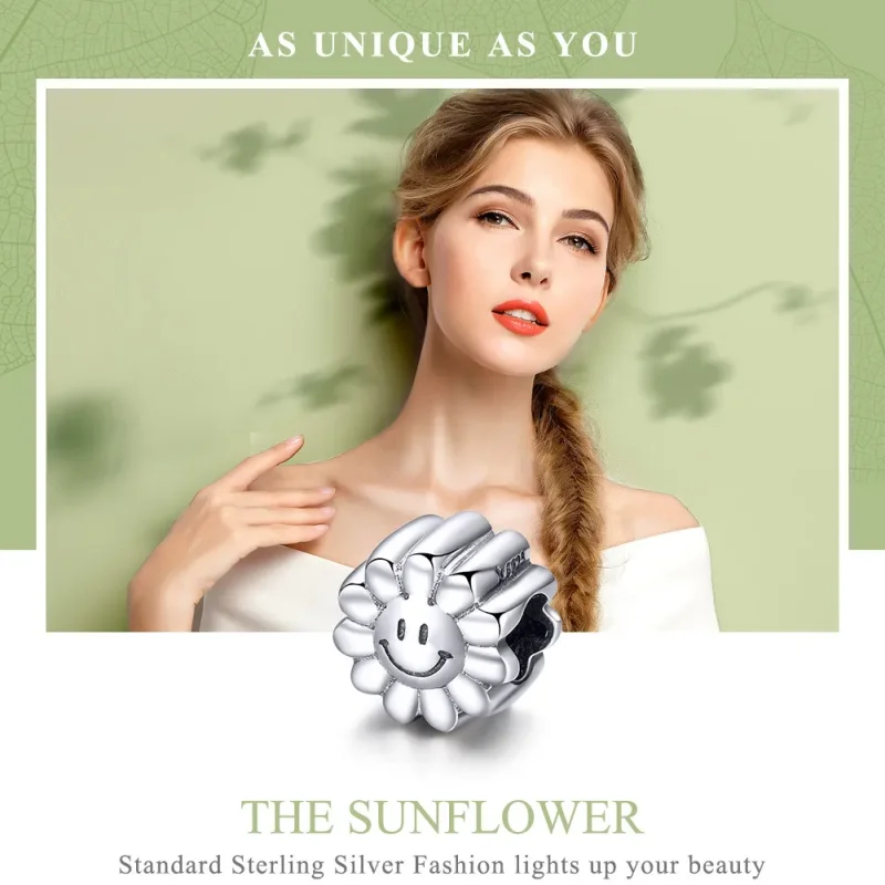 (imagine pentru) Pandora Style Charm de Argint cu Soare Zâmbitor - SCC901 - Vizualizare 6