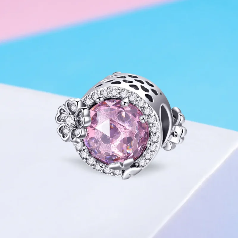 (imagine pentru) Pandora Style Charm de Argint cu Aroma Roz - SCC904 - Vizualizare 2