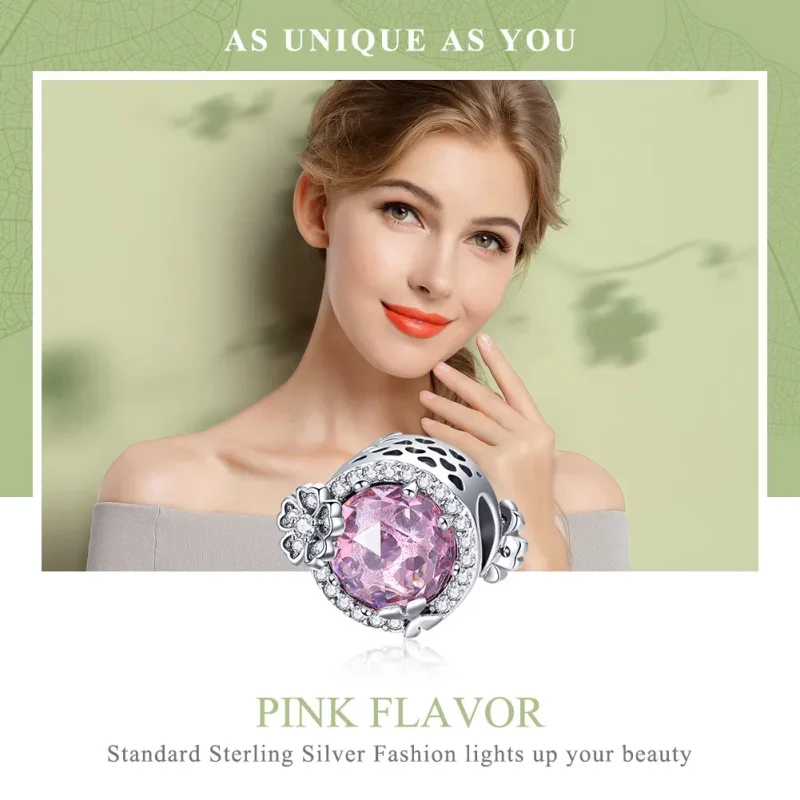 (imagine pentru) Pandora Style Charm de Argint cu Aroma Roz - SCC904 - Vizualizare 6