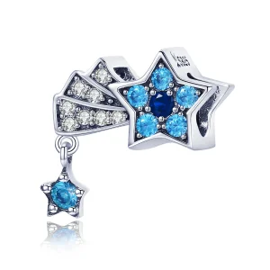 (imagine pentru) Pandora Style Charm cu Stele din Argint și Safir - SCC912