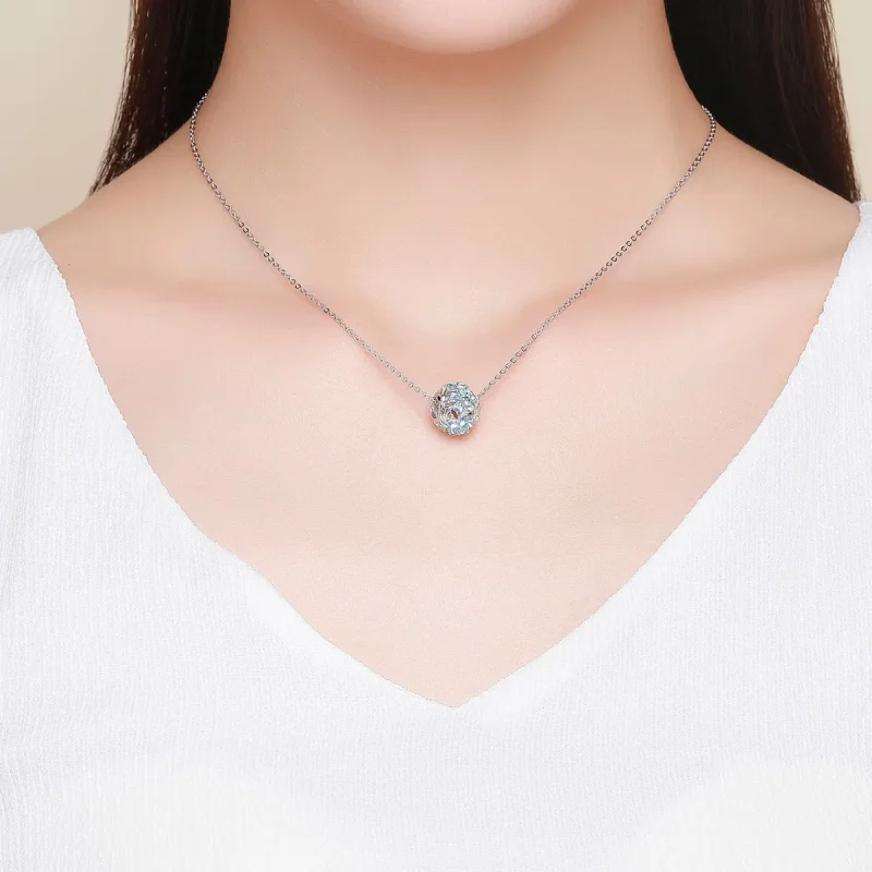 (imagine pentru) Pandora Style Charm de Argint cu Fulgi de Zăpadă Elegant - SCC941 - Vizualizare 5
