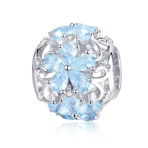 (imagine pentru) Pandora Style Charm de Argint cu Fulgi de Zăpadă Elegant - SCC941