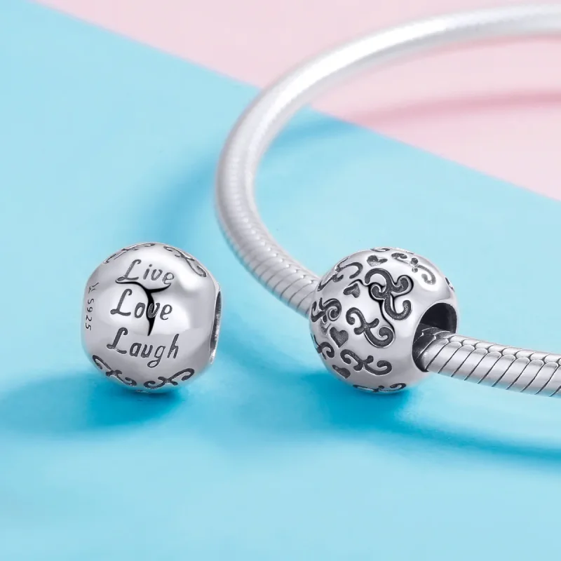 (imagine pentru) Pandora Style Argint My Happy Life Charm - SCC966 - Vizualizare 4