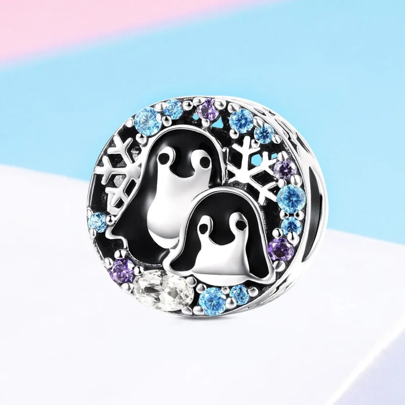 (imagine pentru) Pandora Style Charm cu casă de pinguin din argint - SCC992 - Vizualizare 2