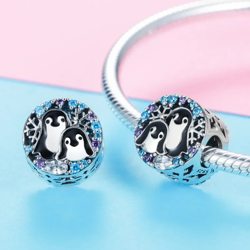 (imagine pentru) Pandora Style Charm cu casă de pinguin din argint - SCC992 - Vizualizare 3