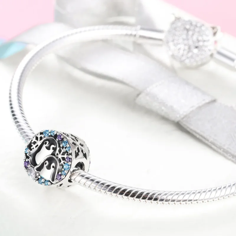 (imagine pentru) Pandora Style Charm cu casă de pinguin din argint - SCC992 - Vizualizare 4