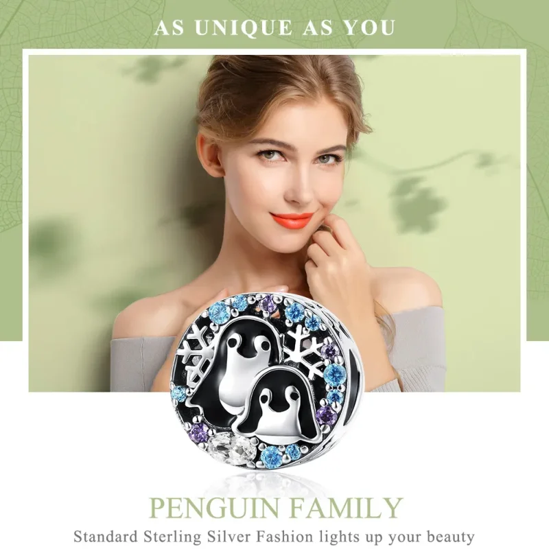 (imagine pentru) Pandora Style Charm cu casă de pinguin din argint - SCC992 - Vizualizare 6