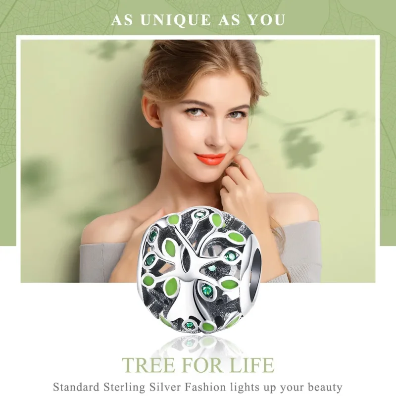 (imagine pentru) Pandora Style Charm de Argint Arborele Vieții - SCC994 - Vizualizare 6