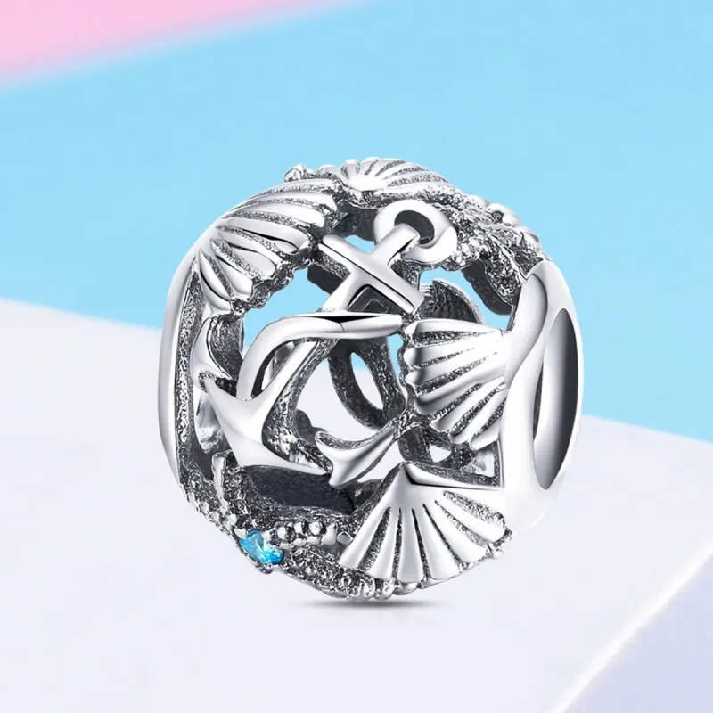 (imagine pentru) Pandora Style Charm de Argint Plaja - SCC995 - Vizualizare 2