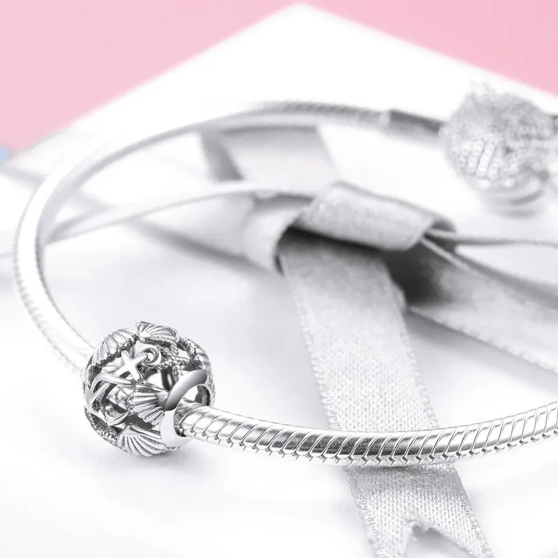 (imagine pentru) Pandora Style Charm de Argint Plaja - SCC995 - Vizualizare 4