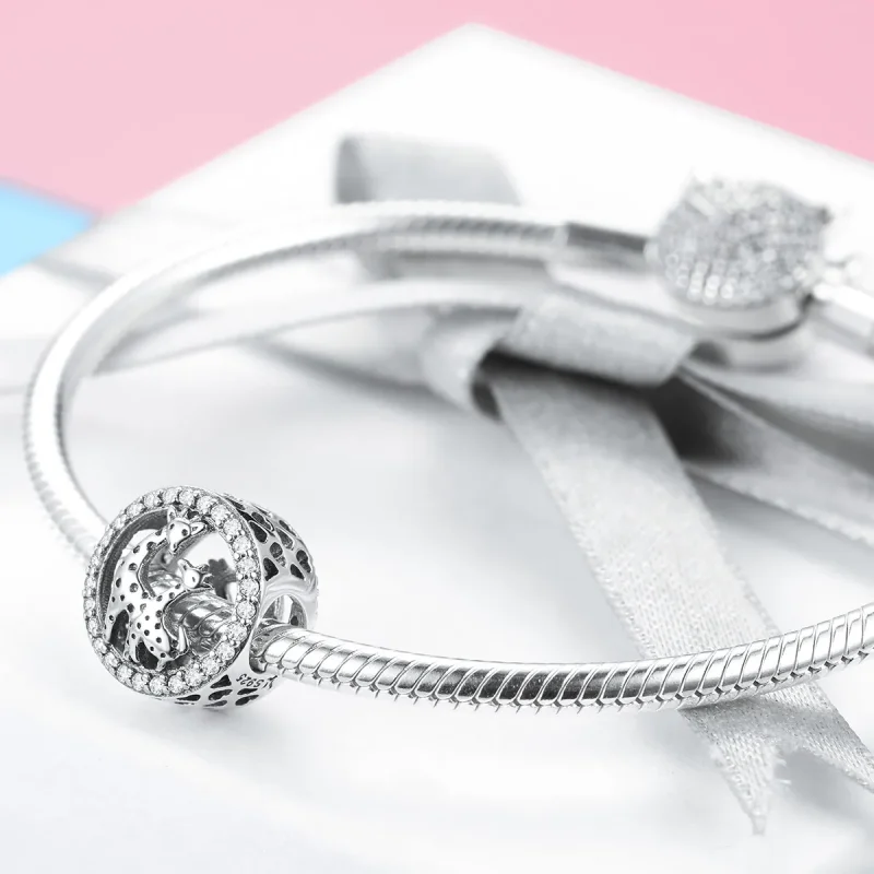 (imagine pentru) Pandora Style Charm de Girafă din Argint - SCC997 - Vizualizare 4