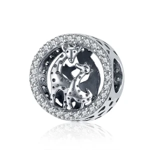 (imagine pentru) Pandora Style Charm de Girafă din Argint - SCC997