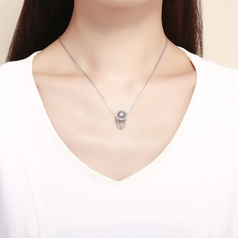 (imagine pentru) Pandora Style Inimă Argintie Strălucitoare Charm - SCC998 - Vizualizare 5