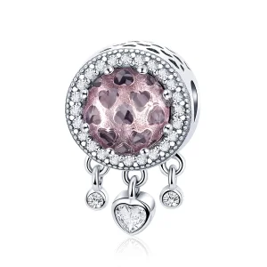 (imagine pentru) Pandora Style Inimă Argintie Strălucitoare Charm - SCC998