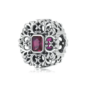 (imagine pentru) Stil Pandora Retro cu model - Breloc din zirconiu - SCC2152
