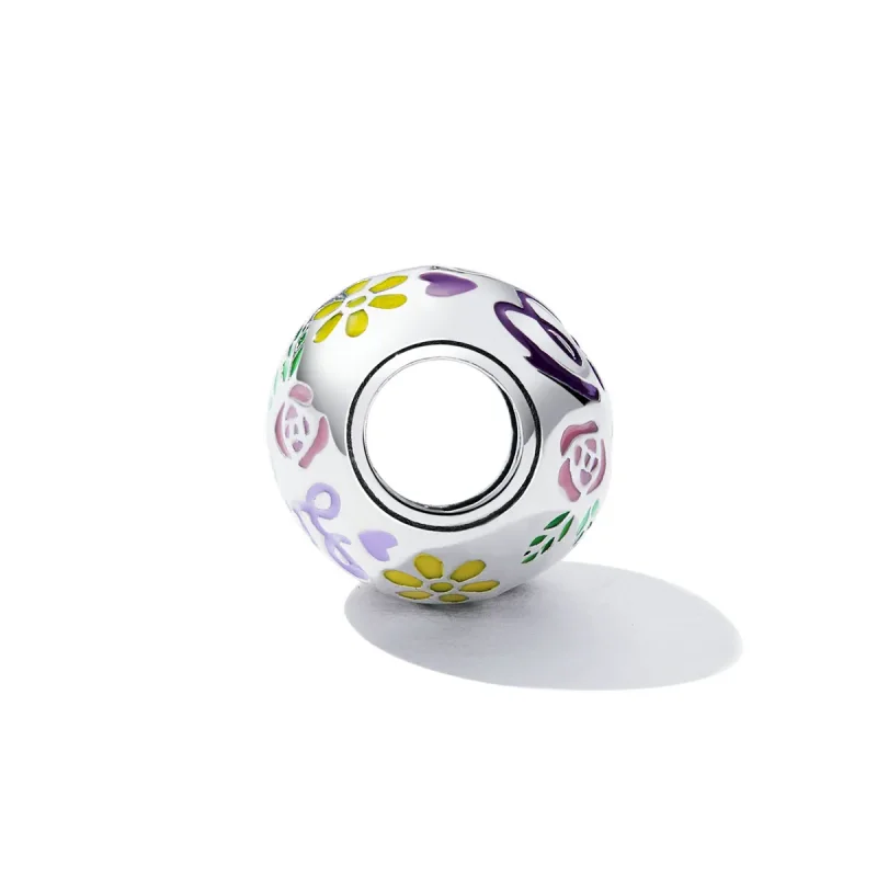(imagine pentru) Stilul Pandora pentru Ziua Mamei - Breloc Colorat Doodles - BSC595 - Vizualizare 3
